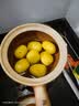 陶煲王正宗传统老式无釉平底陶瓷土砂锅耐高温干烧不裂广式煲汤宽口沙锅 杉木托盘+窑变单把锅 1.6L 实拍图
