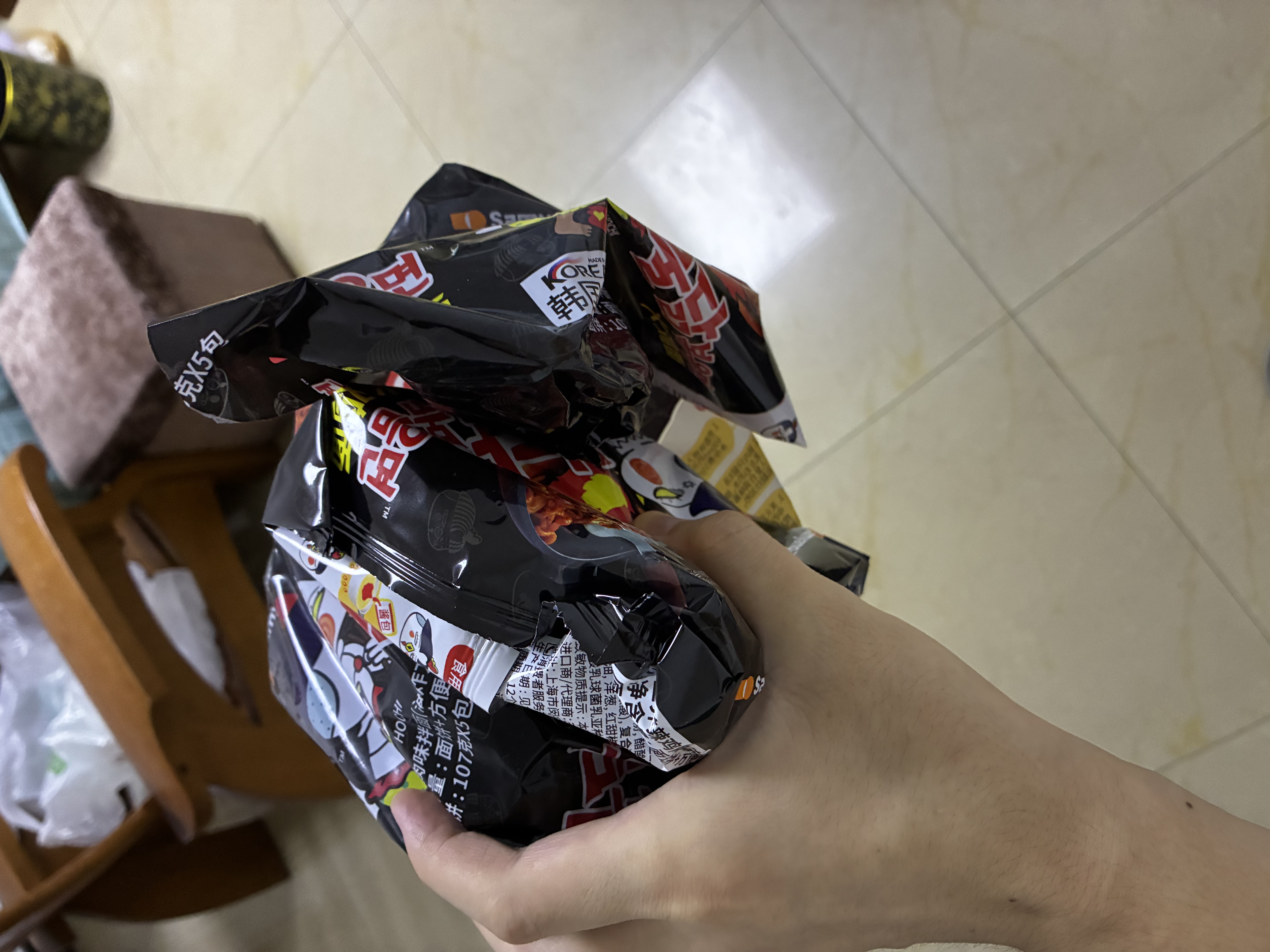 三养（SAMYANG）火鸡面三养速食方便面袋装 700g(140g*5)泡面拌面早餐零食 实拍图