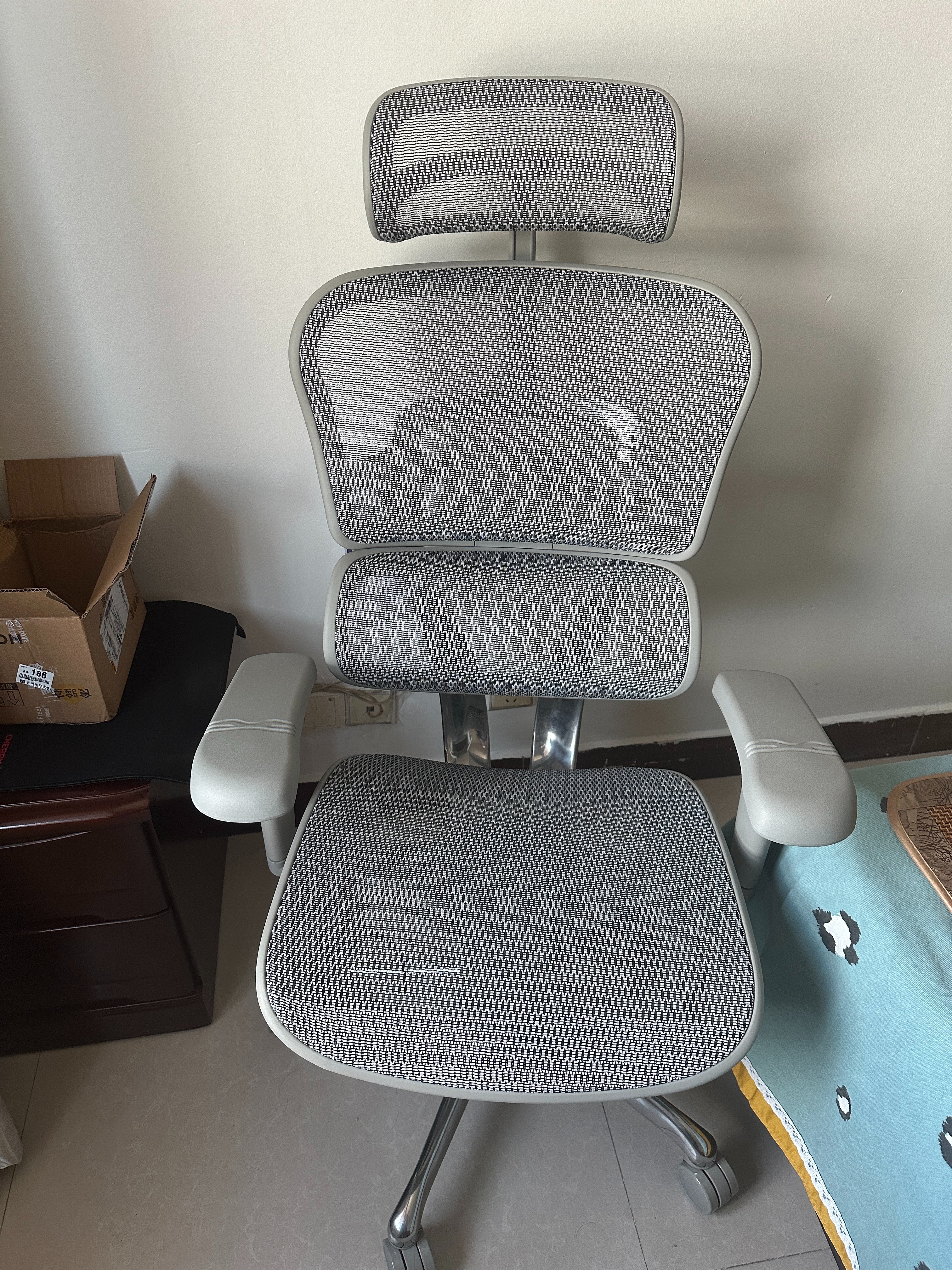 Ergonor保友金豪b雄鹰/悦动 人体工学椅电脑椅 电竞椅办公椅子可躺老板椅 银白网 实拍图