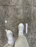 蕉趣防雨鞋套成人加厚硅胶便携防水防滑耐磨雨靴套平底高帮2XL(40/41) 实拍图
