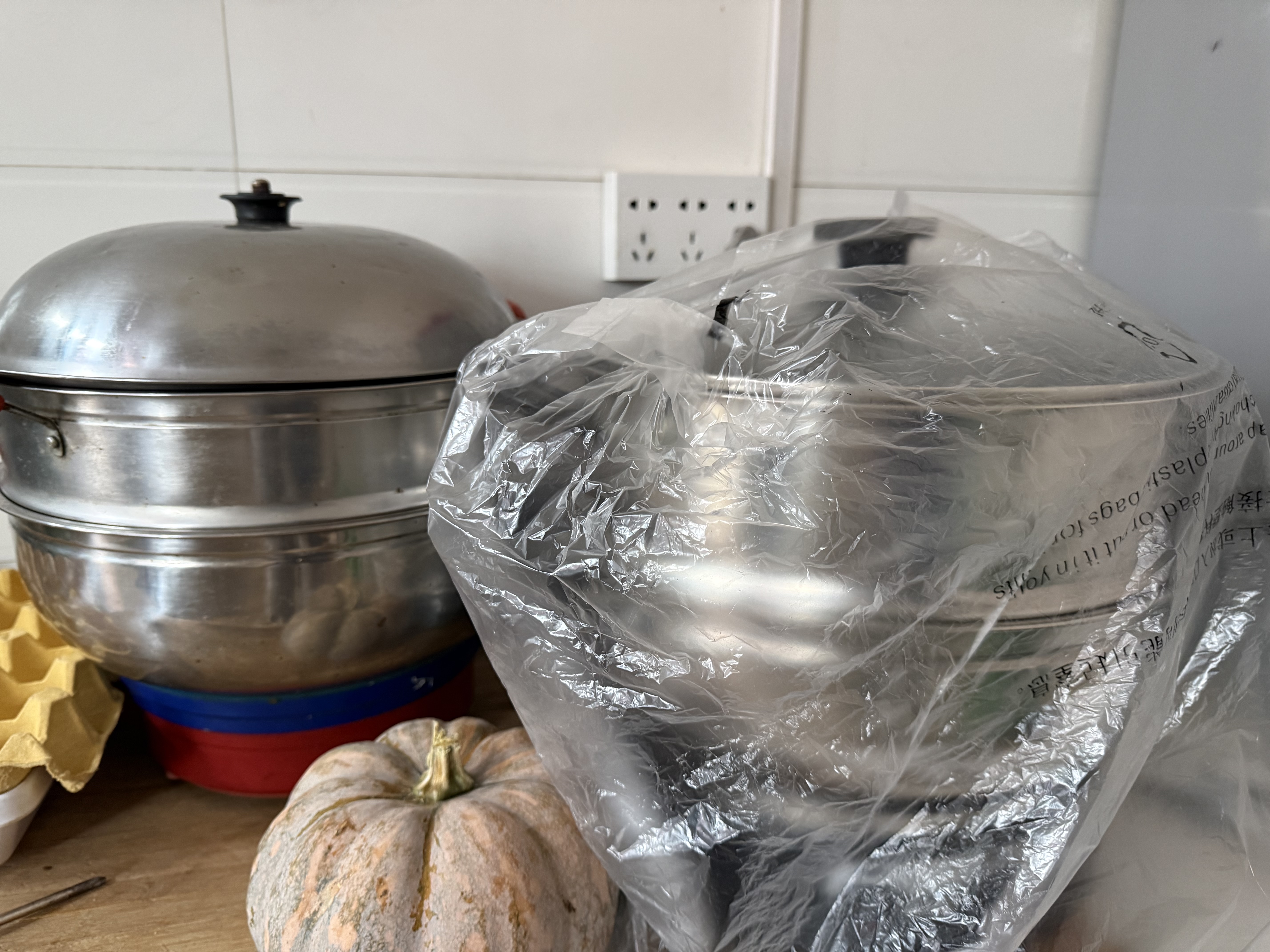 半球（PESKOE） 多功能锅多用途锅电炒锅电蒸锅电煮锅加厚食品级不锈钢电炖锅电火锅炒菜锅大功率 3L 30cm带蒸笼（304不锈钢） 实拍图