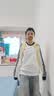 阿迪达斯（adidas）三叶草系列 男 3S LS TEE 长袖T恤 KE3545 白色 M 实拍图