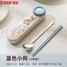 COOKSS筷子304不锈钢便携餐具儿童筷勺套装盒整上班族2件套宝宝 实拍图