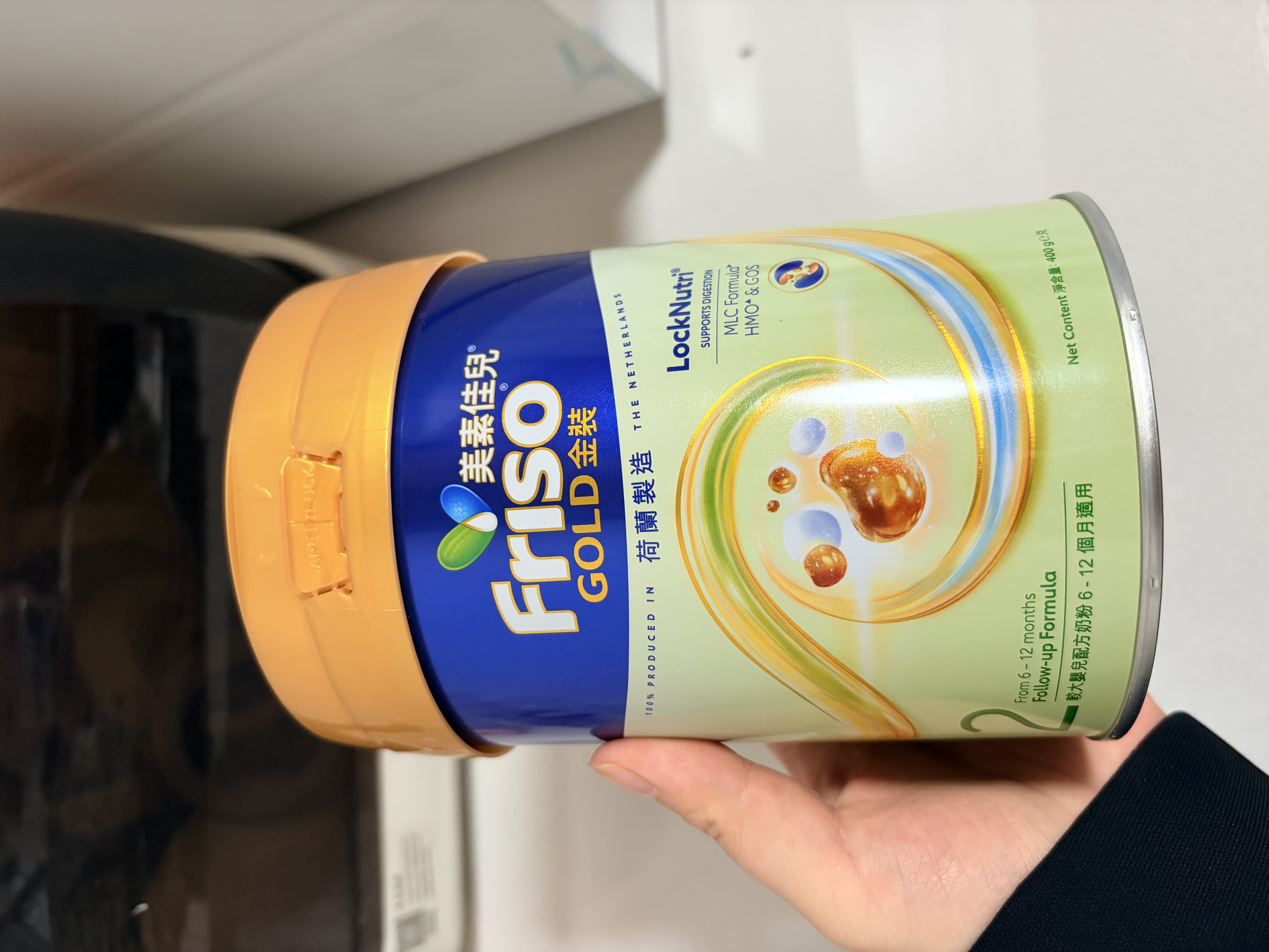 Friso美素佳儿港版金装 婴幼儿配方奶粉 2段400g (6-12月) 6HMO 易消化 实拍图