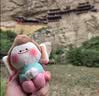 米砾文创小佛云冈石窟莲花佛合掌美术馆精致可爱毛绒钥匙扣包包车挂件重阳节小礼品纪念品小礼物送长辈 实拍图