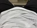猫人套装男夏季冰丝短袖T恤短裤休闲速干透气运动两件套 白色 3XL 实拍图