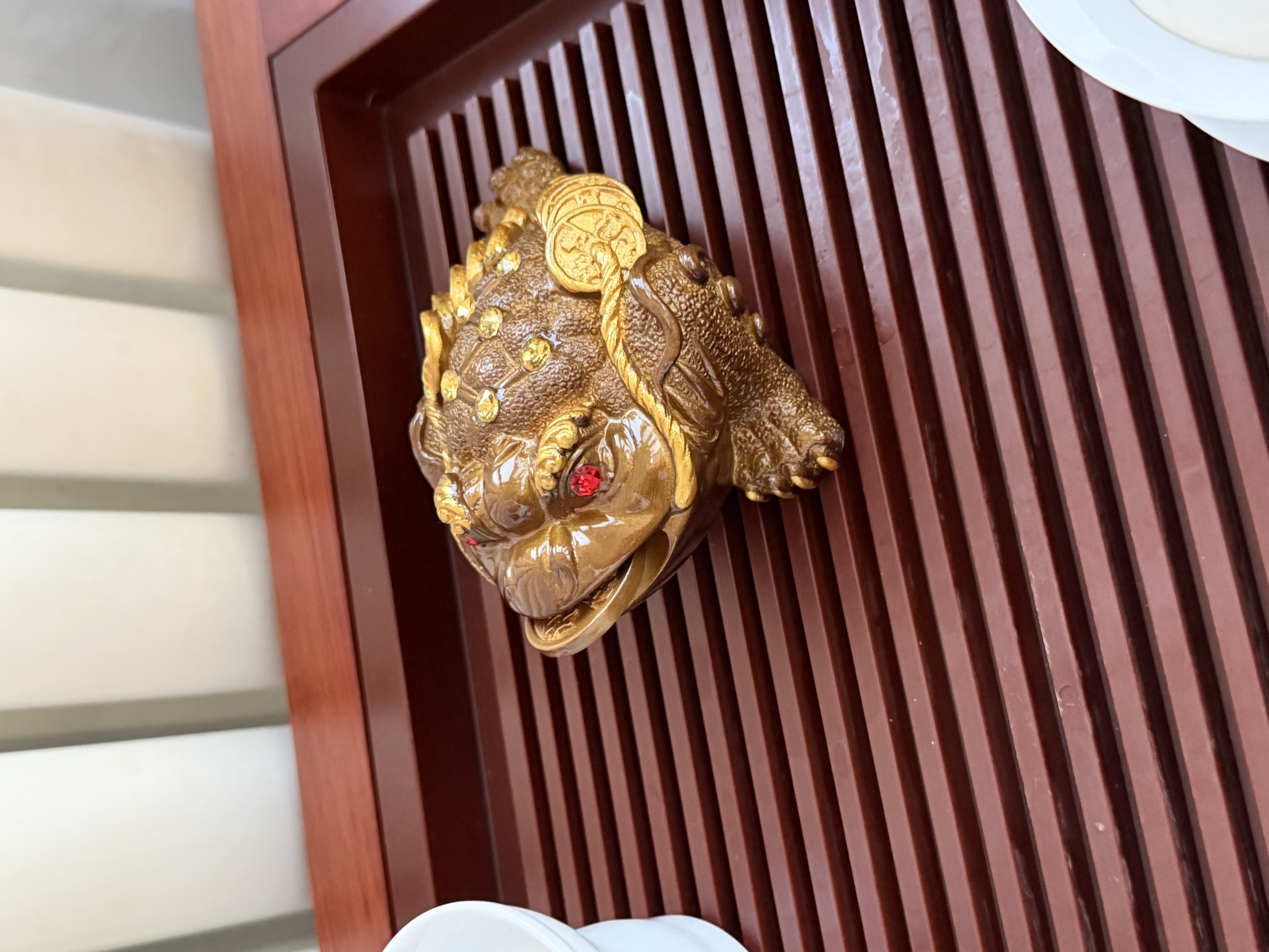 豪峰2026新款金蟾茶宠摆件可养可养变色整套茶具套装茶宠中秋节礼物 实拍图