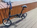 大行（DAHON）KT610 黑色折叠自行车16英寸YUKI超轻迷你便携男女式通勤单车 实拍图