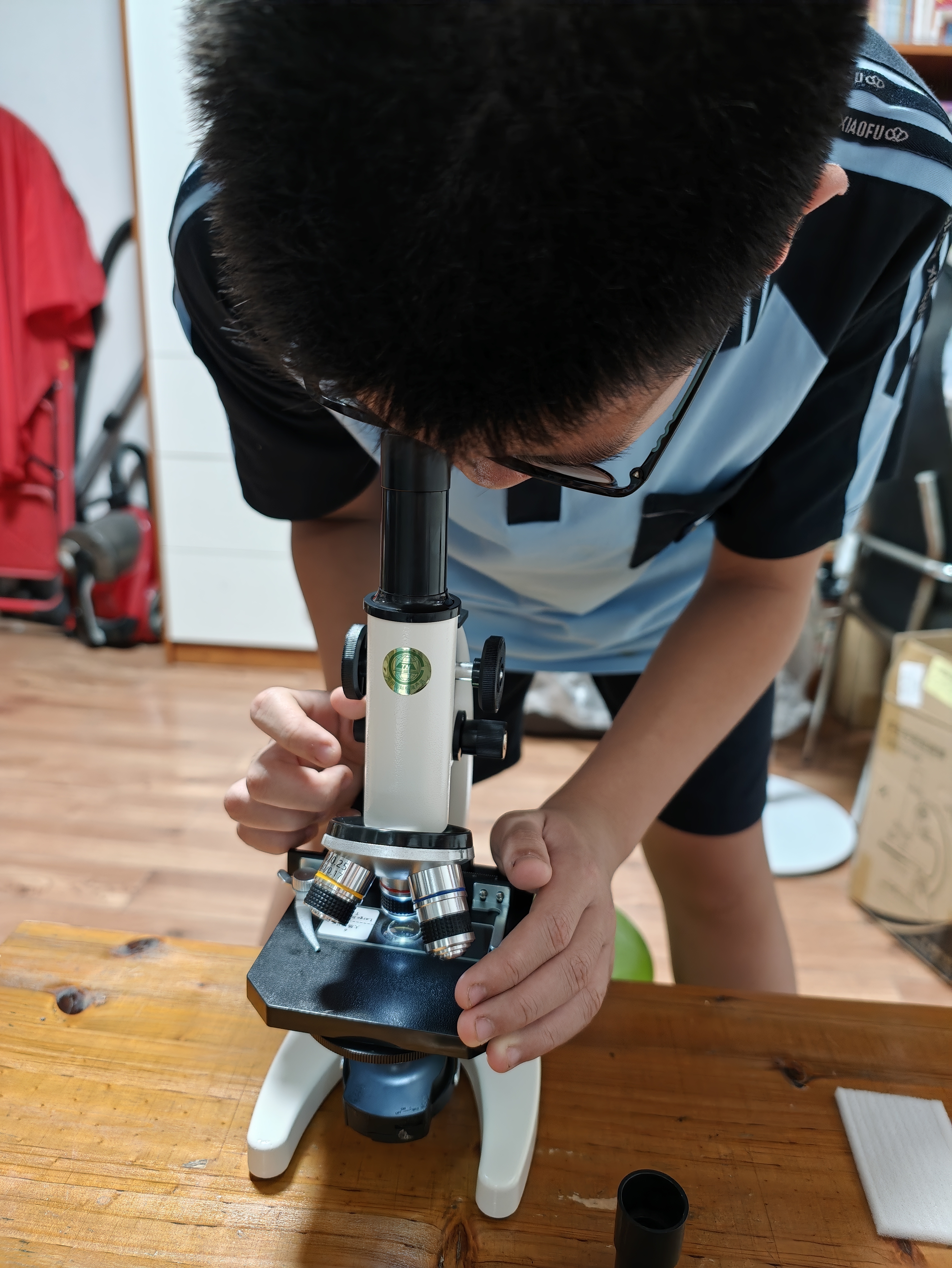 铁牛（Tieniu）光学显微镜初中生中考专用学校同款专业看细菌细胞儿童科学实验 实拍图