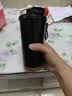 SZTAA保温杯咖啡杯316不锈钢陶瓷男女士吸管杯便携车载水杯茶杯伴手礼 陶瓷黑（升级陶瓷）520ml 实拍图