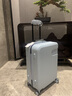 美纳途（Manato）高颜值行李箱女ins网红新款拉杆箱学生20密码箱24男旅行箱 冰蓝【磨砂款】 22英寸 【适合1-4天行程】 实拍图