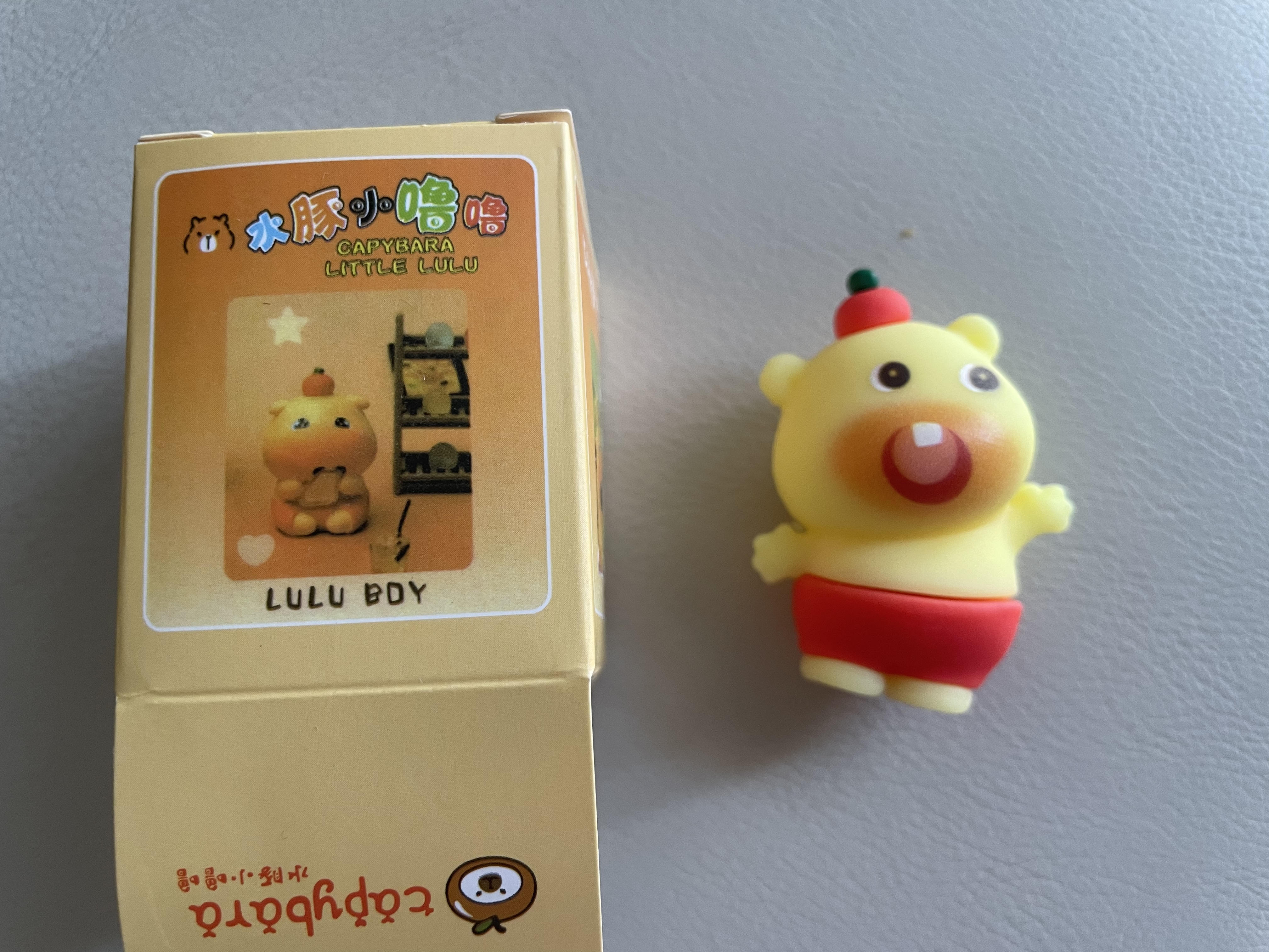 新品水豚玩偶手办盲盒公仔小噜噜可爱儿童生日礼物卡通摆件玩具 水豚噜噜惊喜手办【1盒】 实拍图