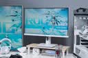 华硕VG27AQML5F-W 27英寸显示器2K 320Hz显示器FastIPS超频320HzG-sync 0.3ms响应HDR400 95%DCI-P3 实拍图