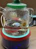 GLASSLOCK盖朗&WiggleWiggle全玻璃养生花茶烧水壶恒温1.5L大容量冲奶炖煮一体办公室节日女生礼物 实拍图