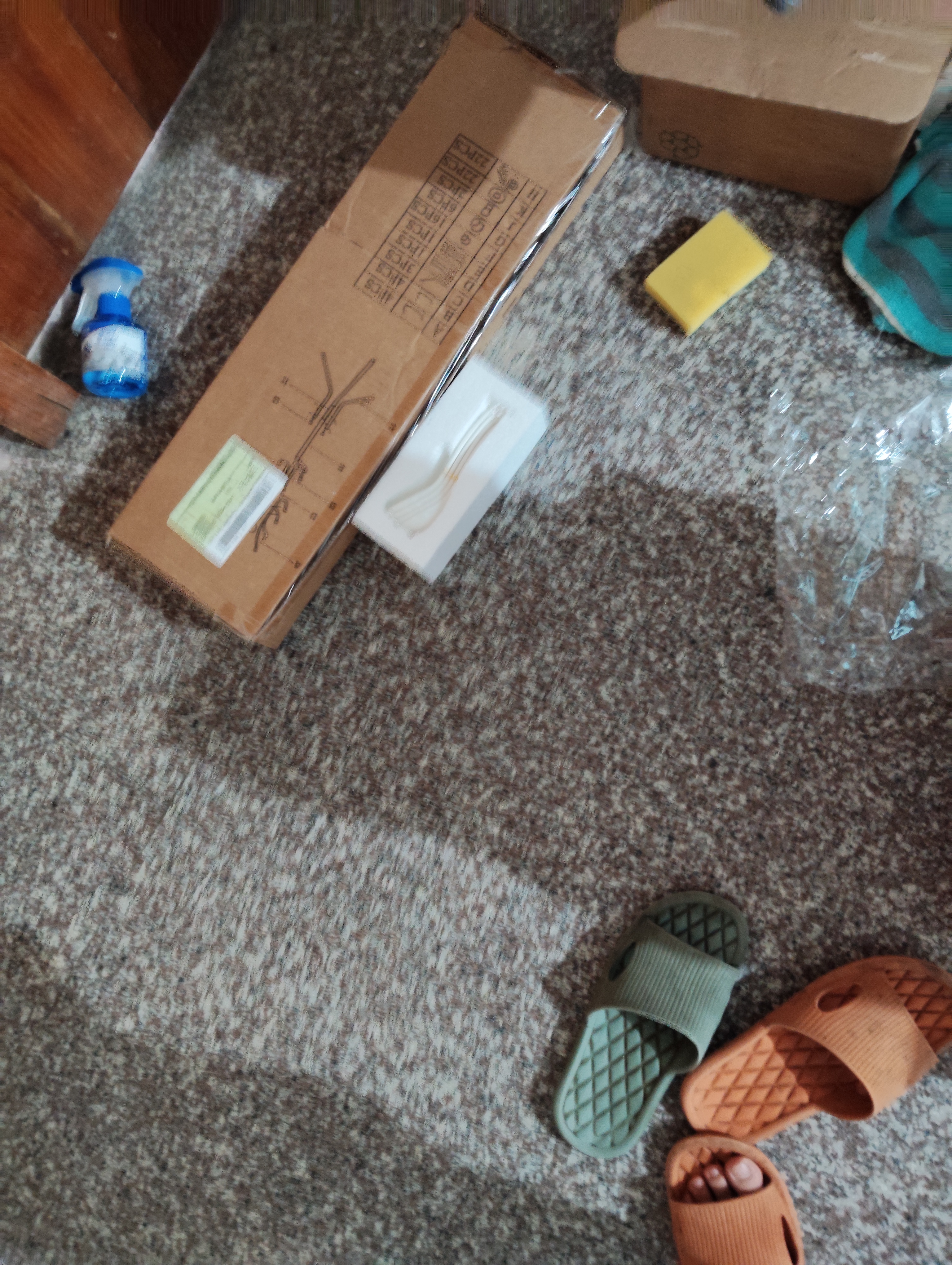 安尔雅 衣帽架铁艺衣架落地卧室立式简易挂衣架室内晾衣服 黑色 实拍图