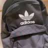 adidas休闲日常通勤运动双肩背包学生书包开学男女阿迪达斯三叶草   黑色/白   NS(均码) 实拍图