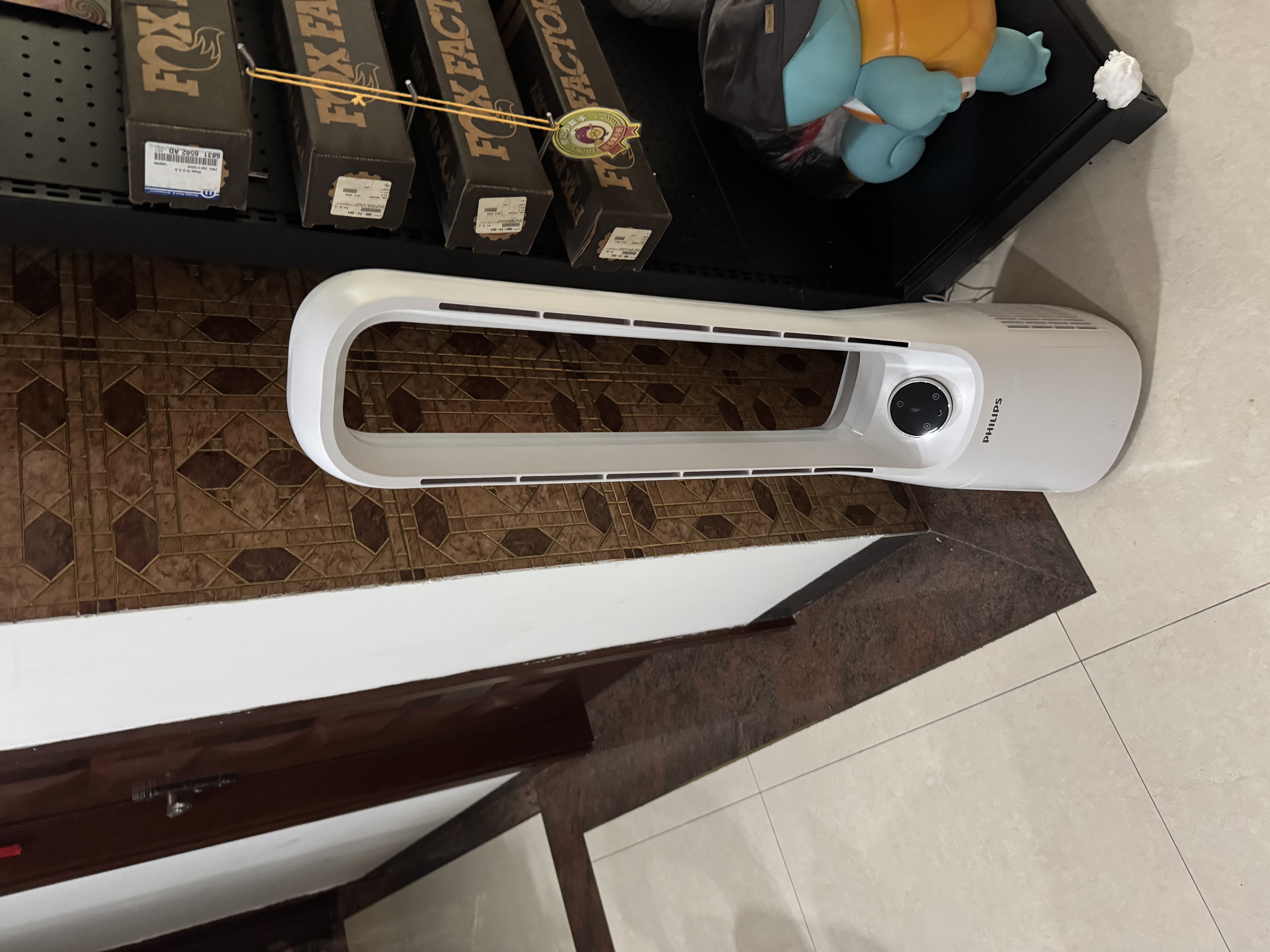 飞利浦（PHILIPS）无叶风扇电风扇直流变频遥控家用塔扇轻音节能净化过滤柔风广角摇头落地扇大风量ACR3144BF 实拍图