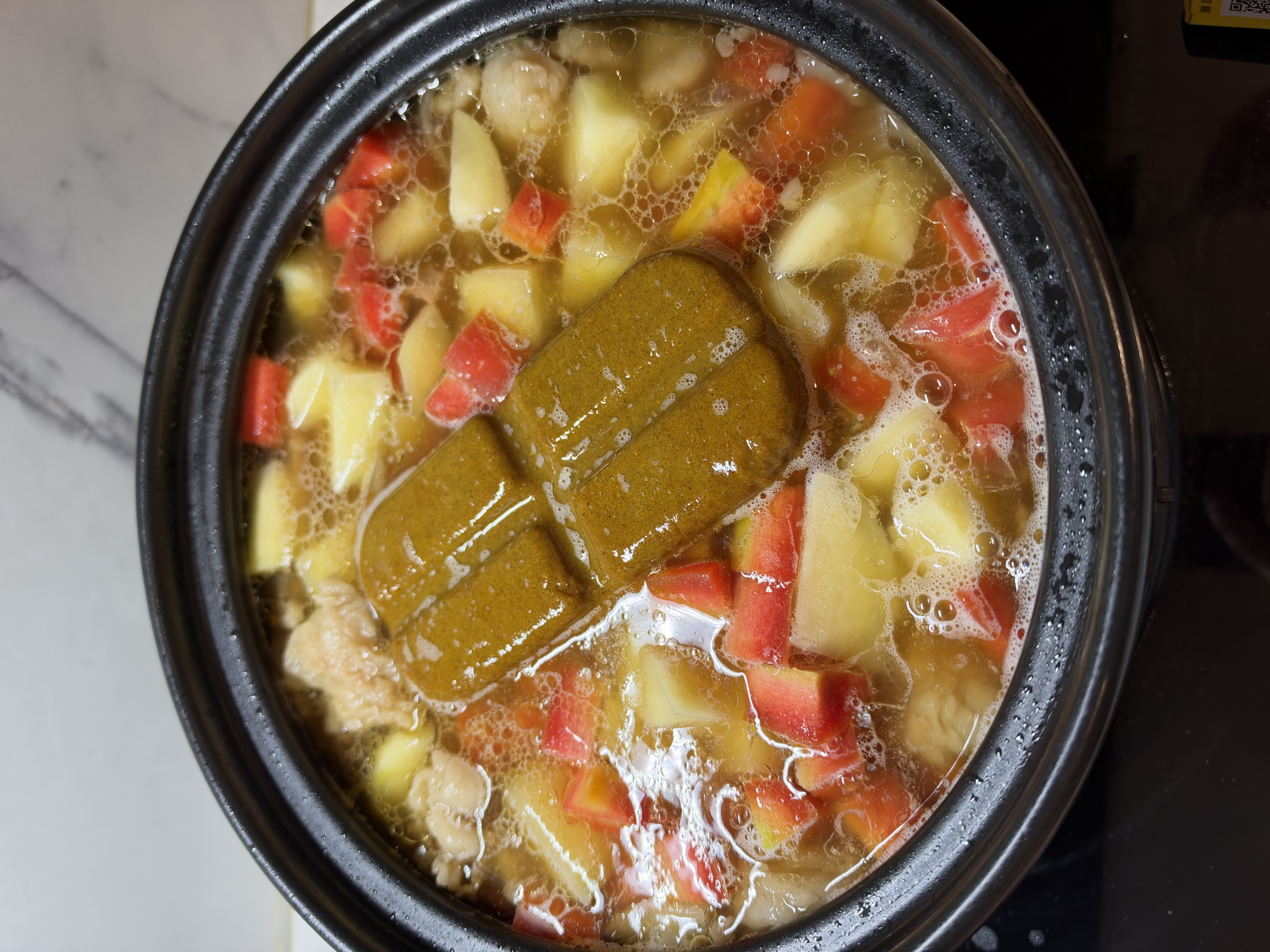 好侍（HOUSE）百梦多咖喱块微辣 100g*5盒 日式块状咖喱调味料 实拍图