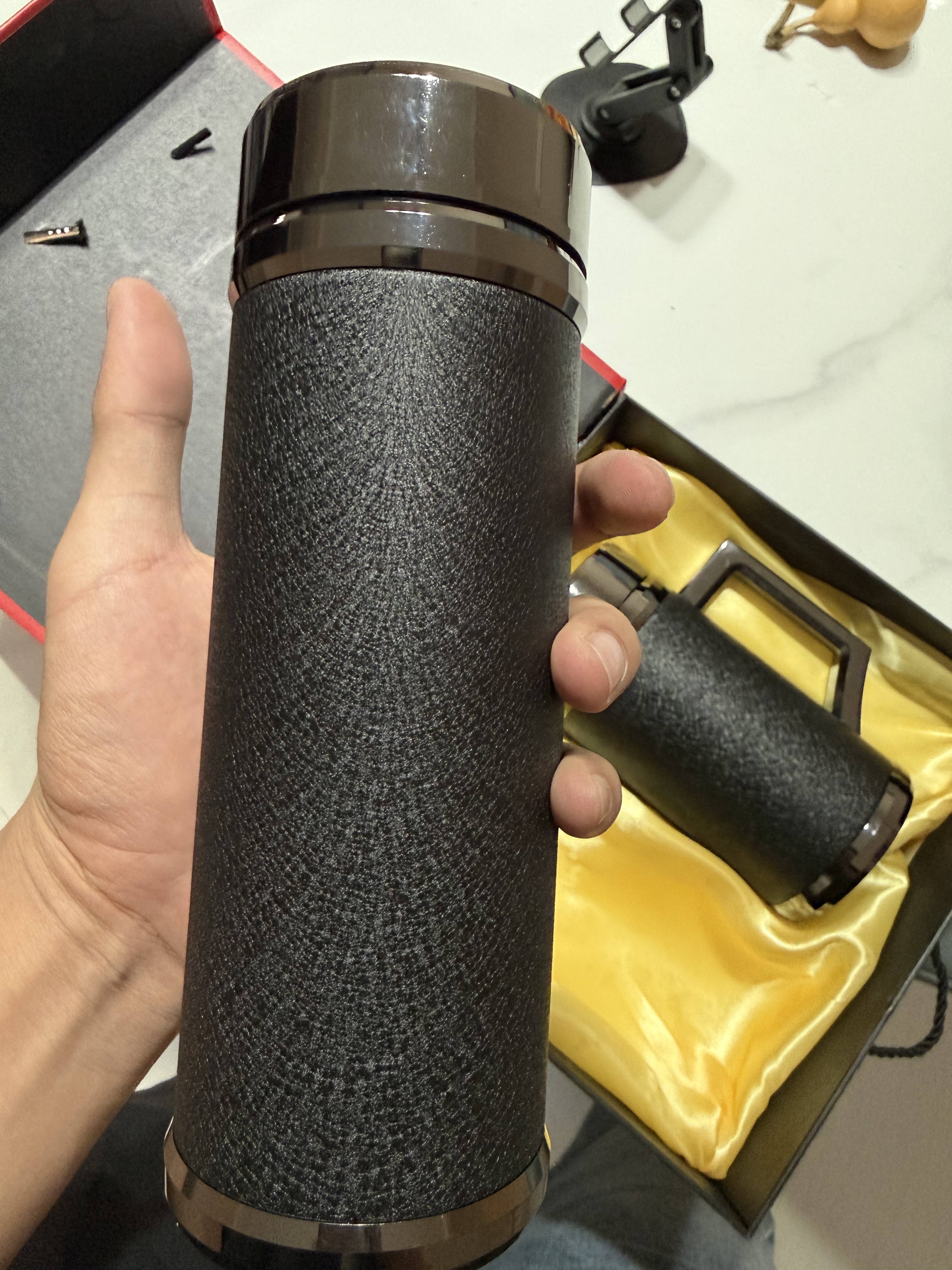 繁季紫砂内胆保温杯泡茶水杯生日礼物男士商务送父亲老师长辈伴手礼 实拍图