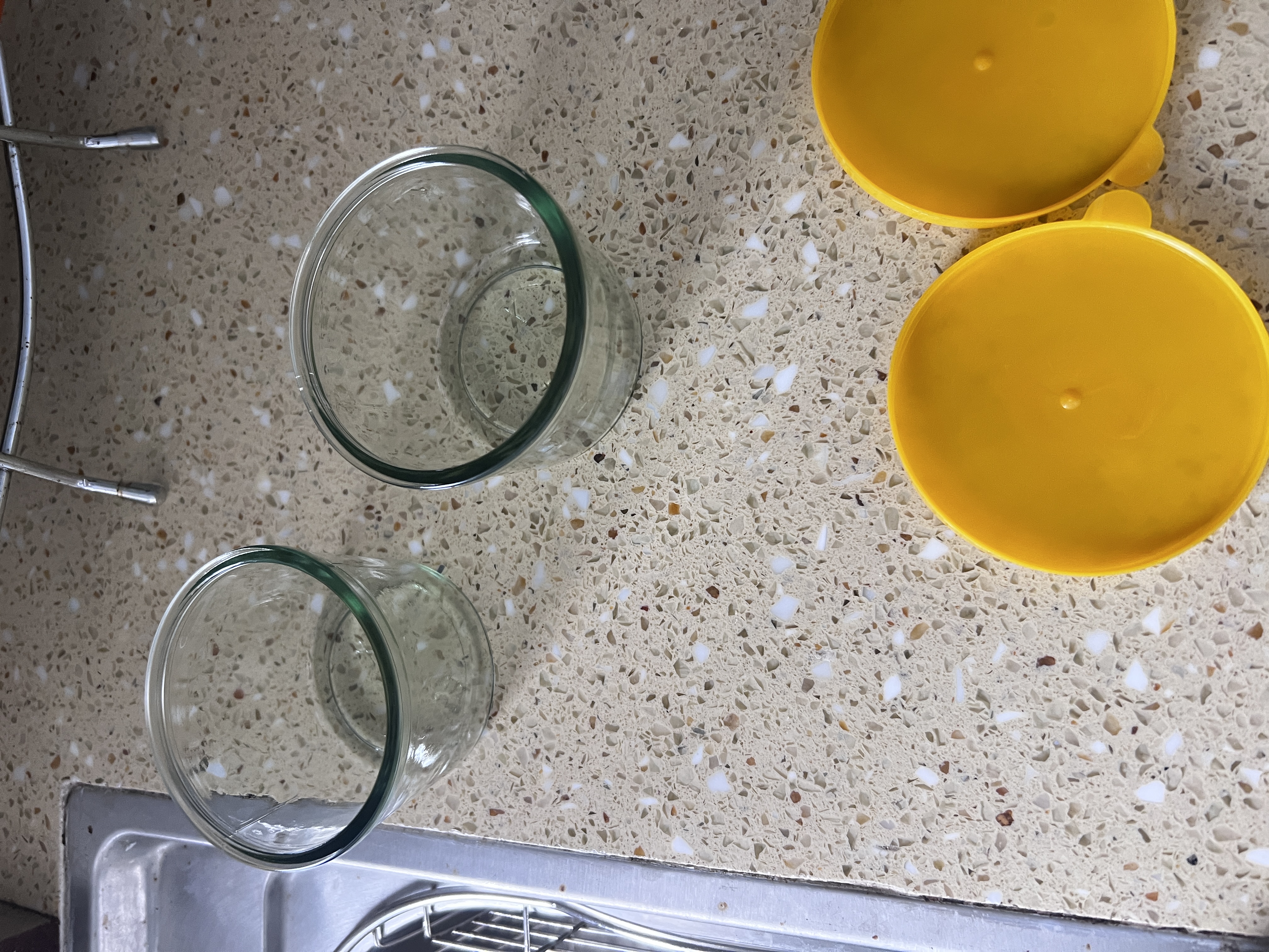 网红咸菜碗玻璃密封罐加厚酱菜盒冰箱保鲜罐小菜泡菜罐分装盒 两只随机装 2个 180ml 实拍图