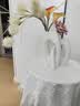 京东鲜花 陶瓷花瓶创意异形交叉轻奢客厅餐桌干花束鲜花高端家居装饰摆件 实拍图