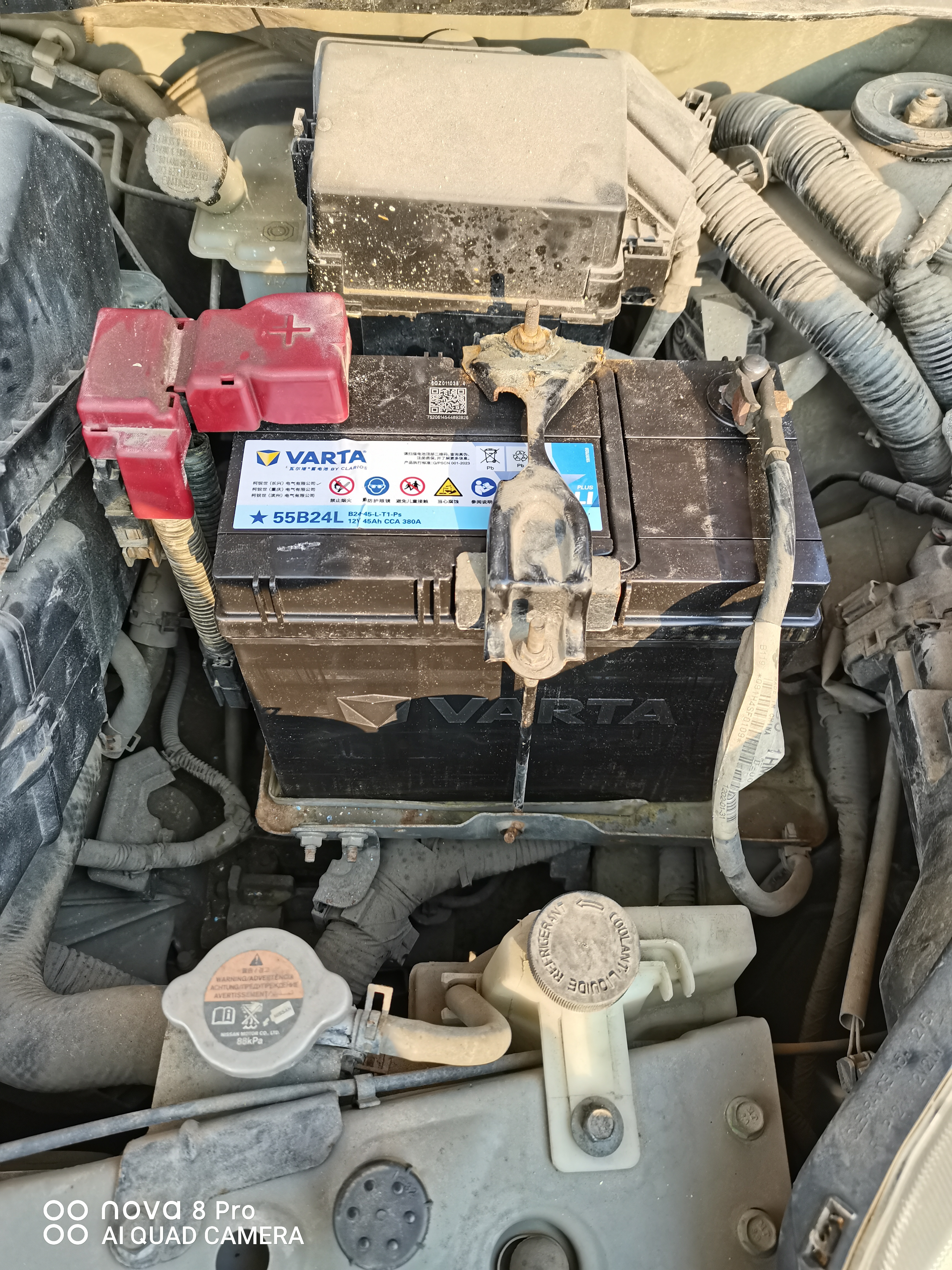 瓦尔塔（VARTA）京东养车汽车电瓶蓄电池星标55B24日产轩逸阳光逍客骊威蓝鸟骐达 实拍图