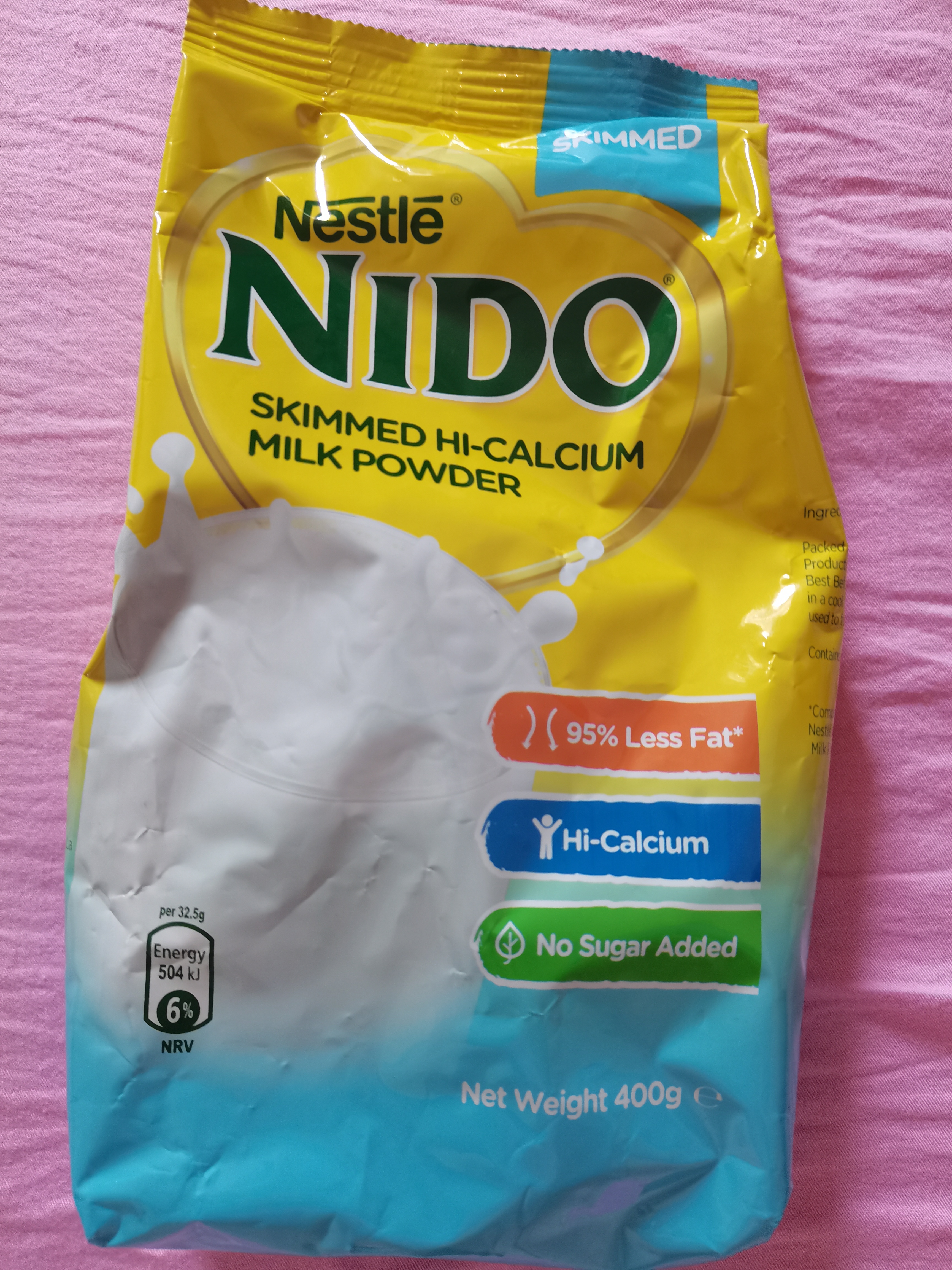 雀巢（Nestle）NIDO荷兰脱脂成人奶粉400g/袋0蔗糖高钙高蛋白女士控糖健康减脂 实拍图