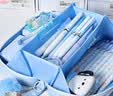 三年二班 可爱卡通大容量笔袋男生女孩文具盒小学生初中生用高颜值新款火山造型文具袋铅笔盒 天空蓝 实拍图