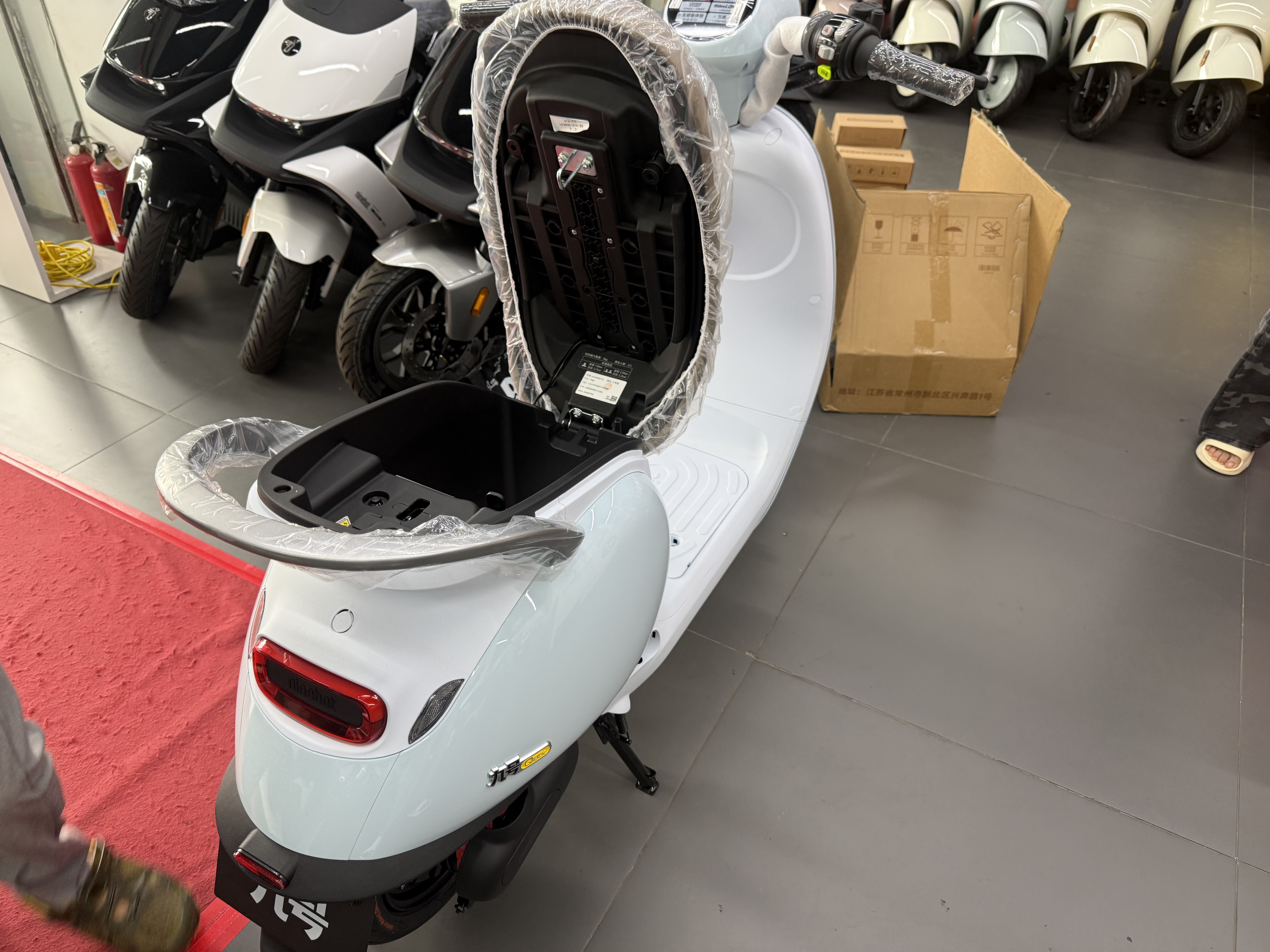 九号（Ninebot）电动Q85c电动摩托车智能长续航电摩【门店自提】 到门店选颜色 实拍图