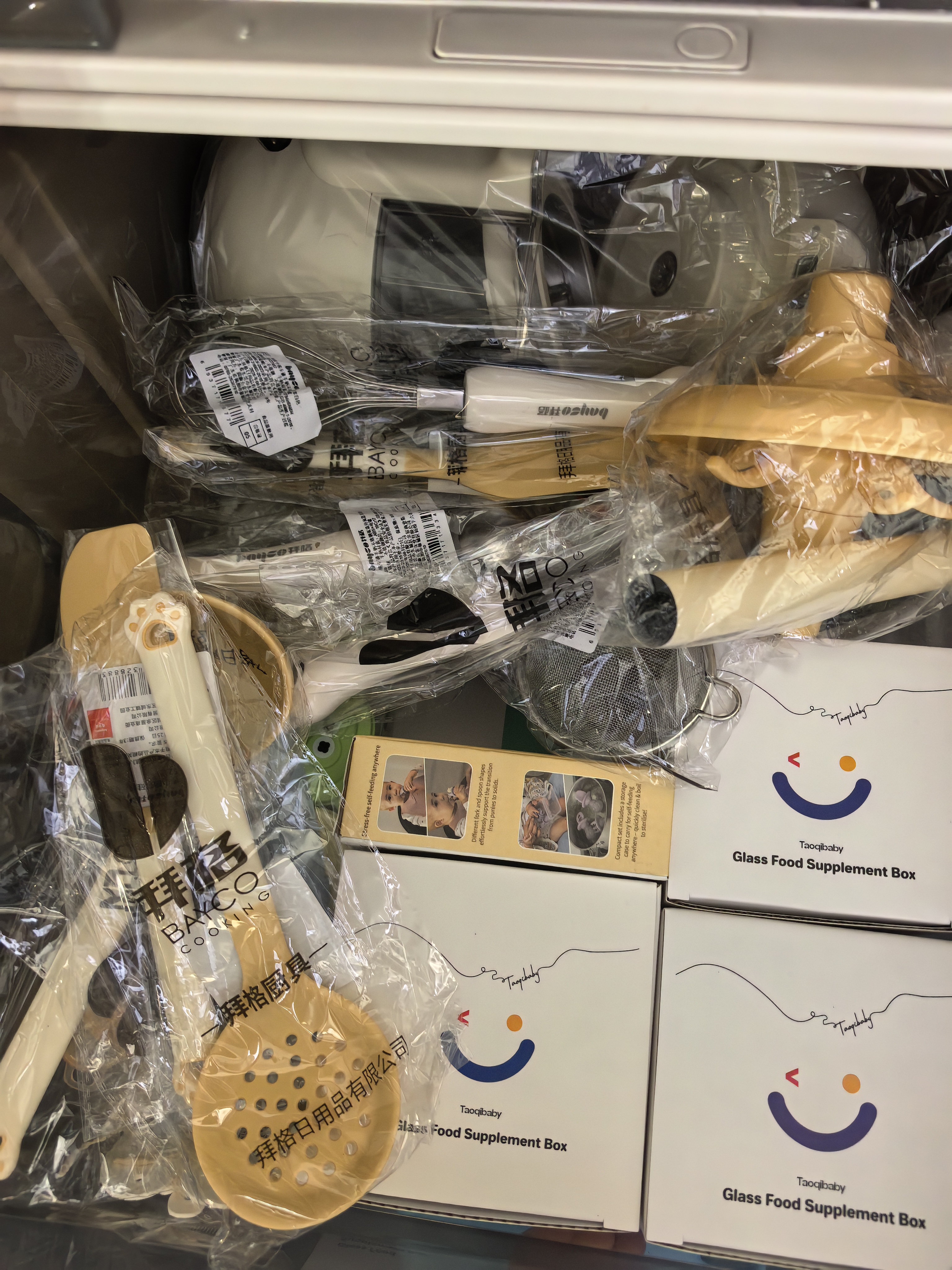 taoqibaby辅食盒玻璃宝宝辅食保鲜工具可蒸煮蛋碗储存工具儿童辅食碗饭盒 实拍图