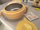苏泊尔（SUPOR）辅食碗宝宝注水保温碗316L不锈钢儿童餐具研磨碗保温饭盒 实拍图
