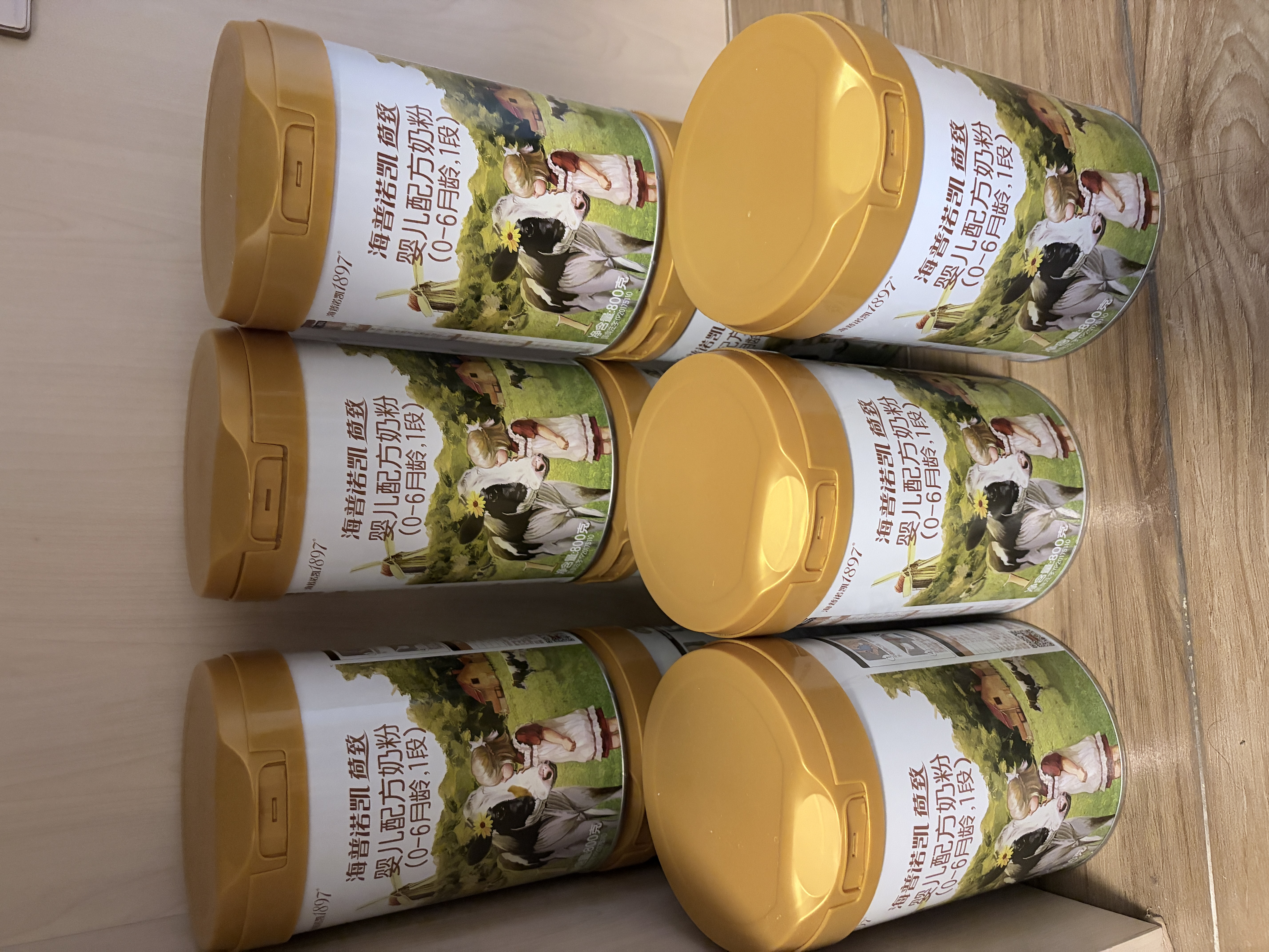 海普诺凯1897荷致A2蛋白*奶源版较大婴儿奶粉2段(6-12月)800g*6罐【顶奢升级】 实拍图