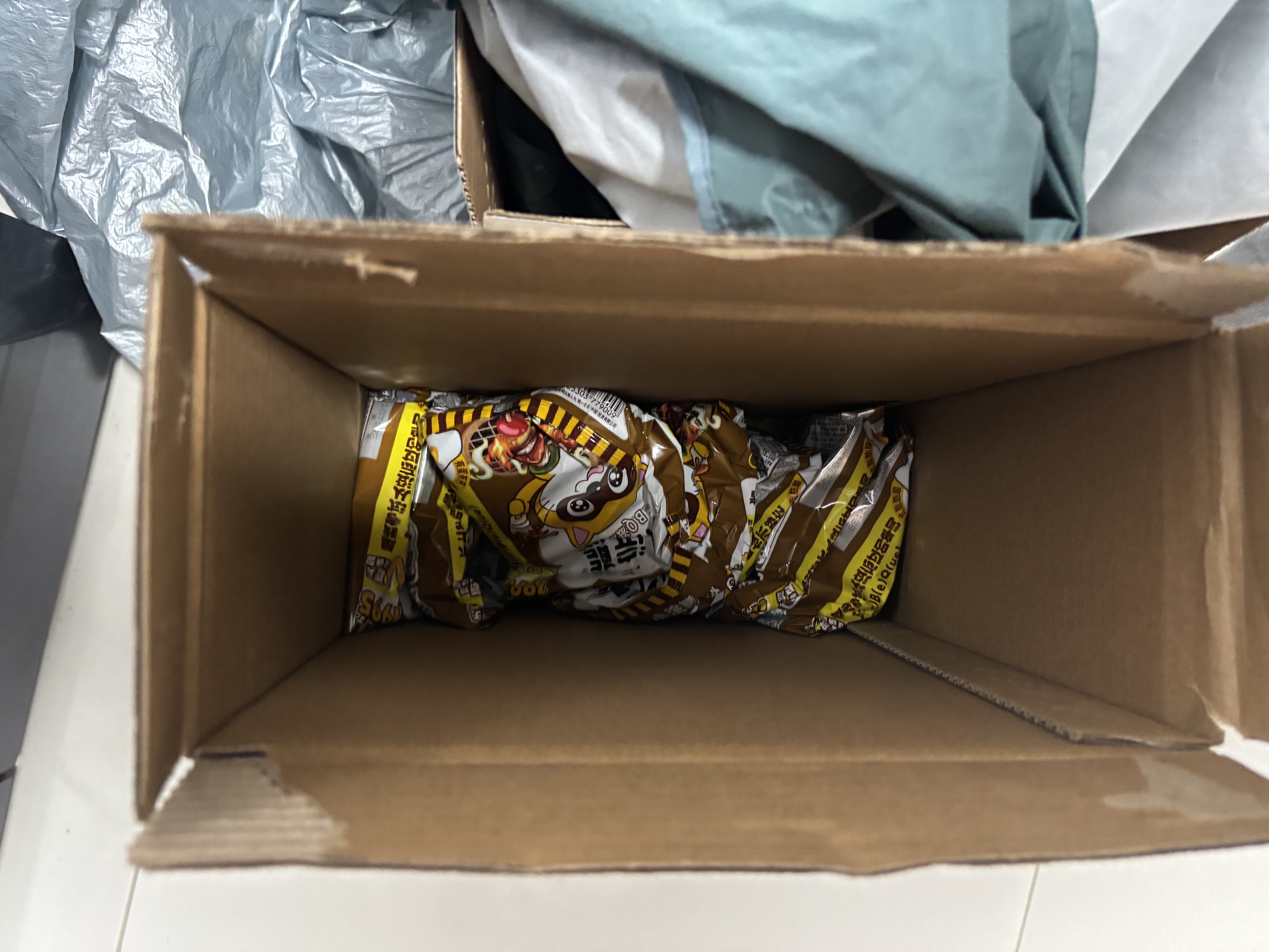 统一小浣熊 滋滋烤肉味干脆面 35g*30包 整箱装儿时美食干脆面方便面 实拍图