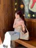 纽芝兰（NUCELLE）Angelababy同款织趣编织包女2026新通勤女士单肩托特包生日礼物 实拍图