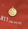 周生生 如意福牌黄金吊坠 生生有礼足金挂坠不含项链93779P计价 2.85克(含工费160元) 实拍图