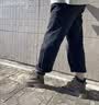 苏系男士马丁靴男款2026秋冬季新款透气高帮工装男靴英伦风真皮雪地靴 卡其色【二层猪皮高品质】 42 男码（尺码偏大建议小一码） 实拍图