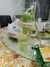 【京东物流】水杯冰霸吸管杯高颜值学生茶水分离大容量杯子 肚肚杯1个-浅绿色 实拍图