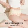 ubras【莫代尔】高弹织带内裤女士抑菌舒适中腰三角裤柔软透气(3条装) 椰青灰色+浅桃粉色+柔灰紫色 3条 M 实拍图