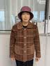 俞兆林中老年女士帽妈妈盆帽春秋防风遮阳四季可用渔夫帽 玫红色 实拍图