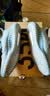 阿迪达斯 Yeezy350灰湖绿透气椰子青少年女士休闲鞋 HQ2060 37 实拍图