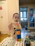 Hape(德国)婴幼儿童拼搭木质积木玩具40粒彩虹积木宝宝节日礼物E8321 实拍图