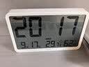 多利科（Dretec）温湿度计大屏时钟电子时钟客厅摆件高精度挂墙多功能数字钟湿度温度显示器开学季 实拍图