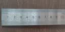得力(deli)15cm不锈钢直尺 测量绘图刻度尺子 带公式换算表 办公用品  8461 实拍图