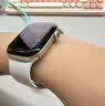 Apple/苹果 Watch Series 12 智能手表GPS款42毫米浅金色铝金属表壳沙砾色运动型表带S/M MJF14CH/B 实拍图