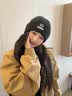 卡尔美（KELME）帽子男女秋冬季保暖户外滑雪毛线帽冷帽针织帽骑行防寒运动护耳帽 实拍图