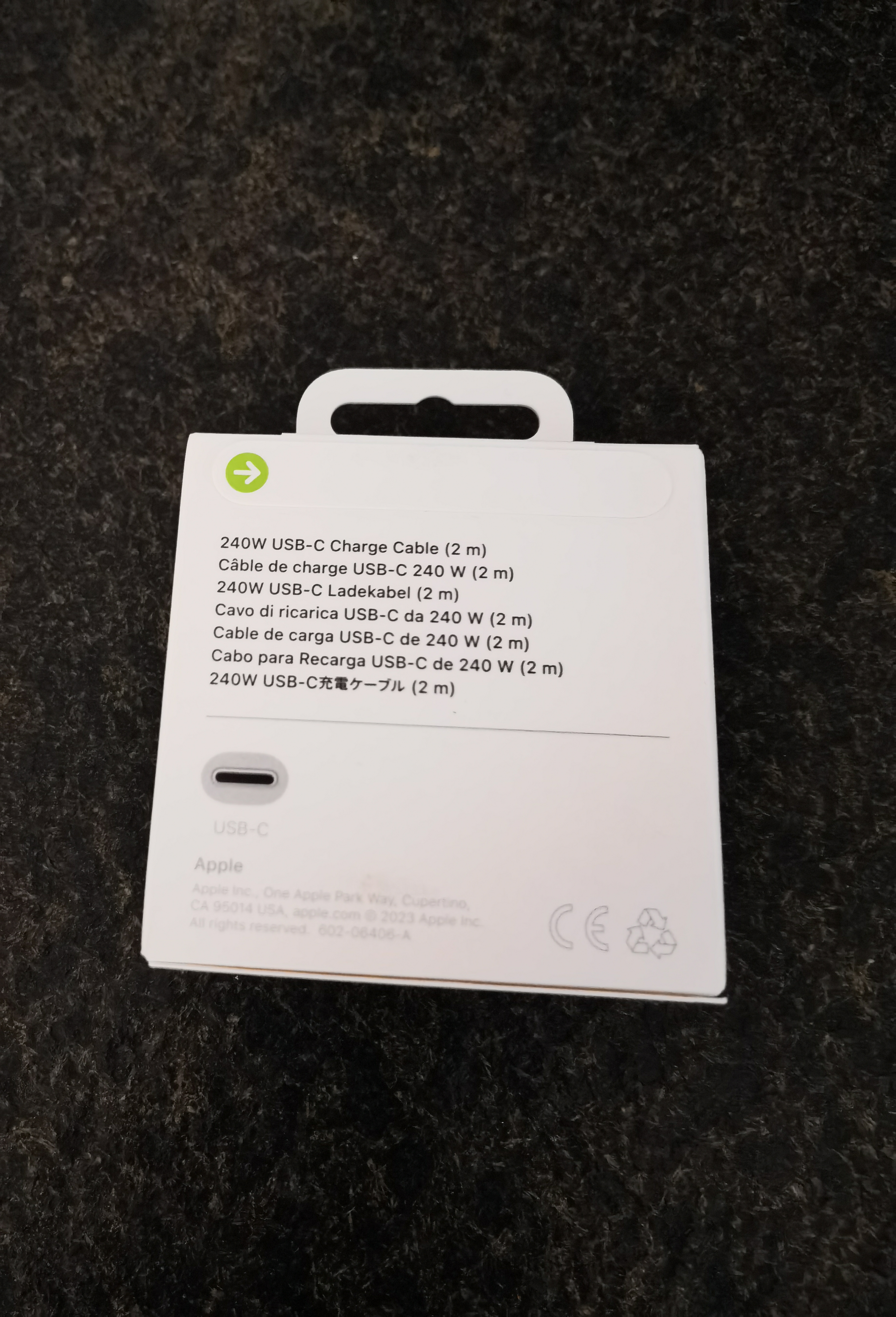 Apple/苹果 240W USB-C数据线-2米 type-c苹果充电线数据传输 苹果原装充电线iPhone 17充电线 实拍图