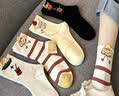 俞兆林5双袜子女士中筒袜春夏季女生条纹可爱棉袜学院风防臭无骨长筒袜 实拍图