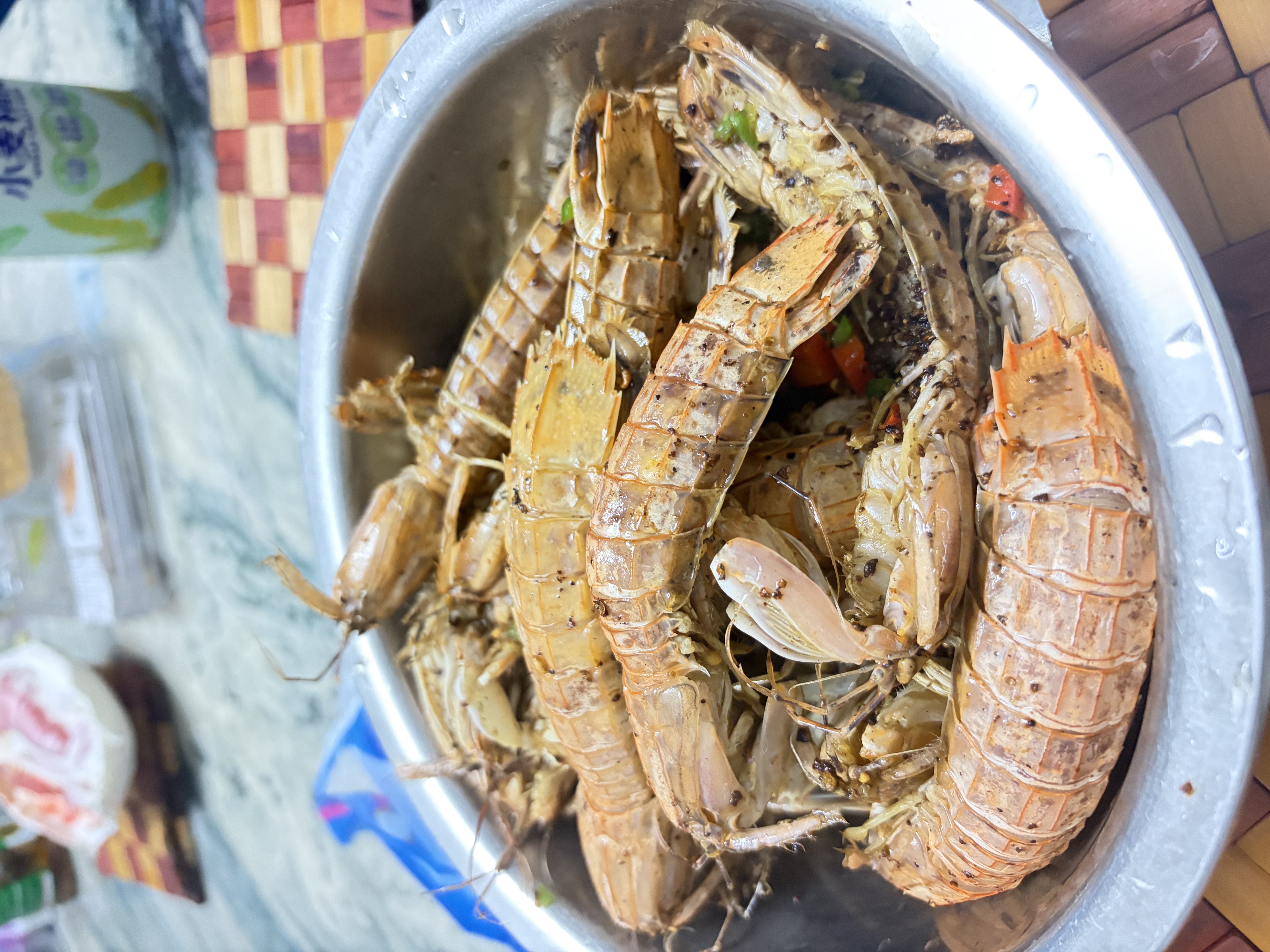海速达全母带膏皮皮虾 净重1斤10-16只特大满肉熟冻濑尿虾爬虾婆 实拍图