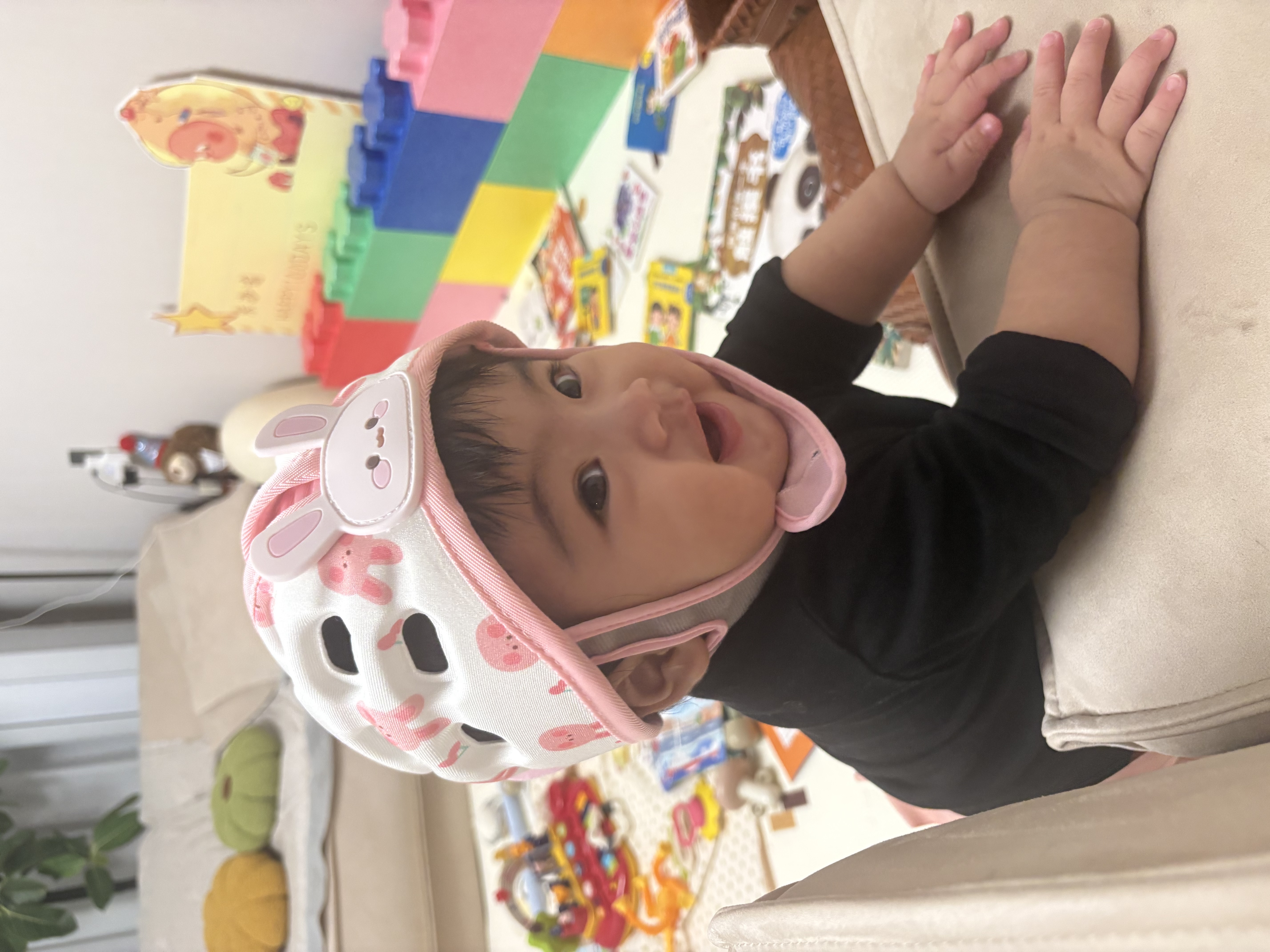 科巢（scoornest）婴儿防摔护头神器宝宝学步防撞头盔儿童学走路安全帽头部保护夏季 实拍图