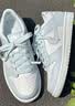 耐克NIKE女休闲板鞋 DUNK 百搭高中生运动鞋FB9109-105白蓝37.5 实拍图